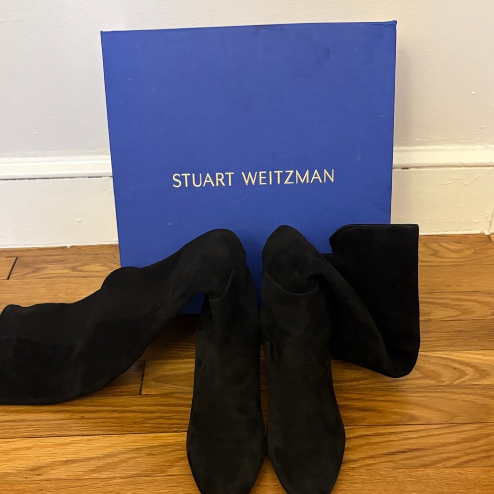 Stuart Weitzman Black Over the Knee Boots